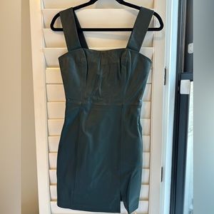 Reformation Veda Austin Leather Mini Dress- with tags, never worn